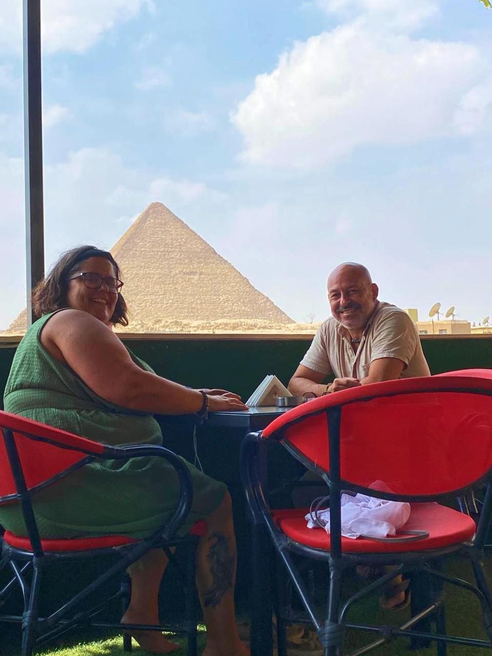 מלון Kafret el-Gabal Magic Golden Pyramids View מראה חיצוני תמונה