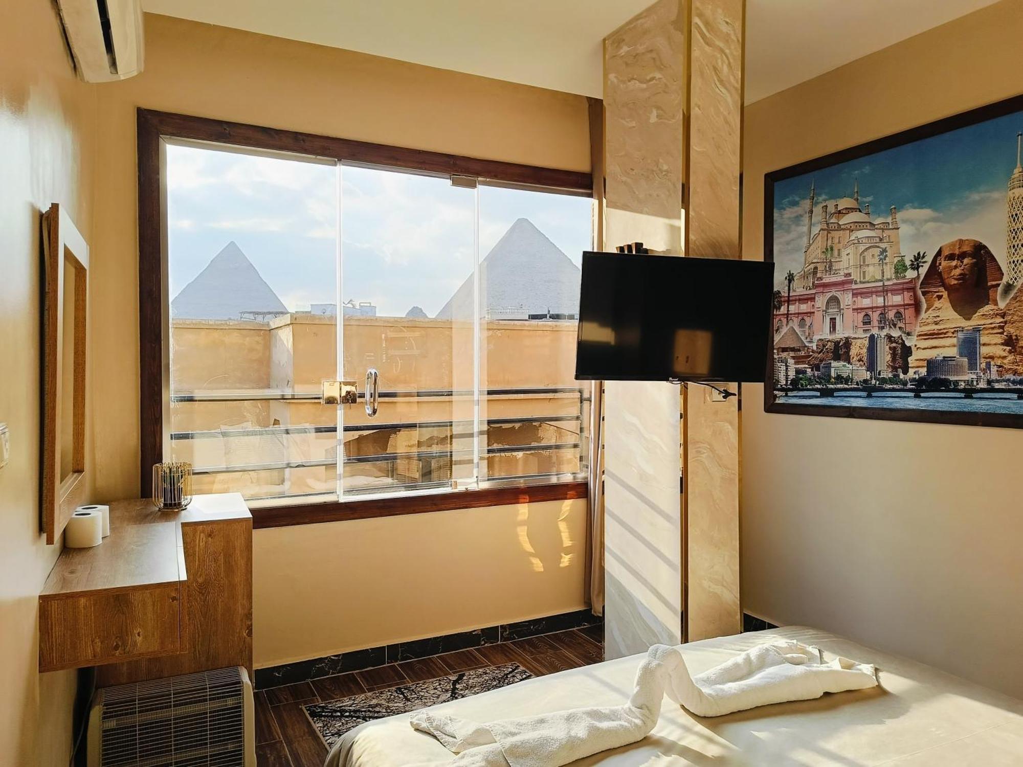 מלון Kafret el-Gabal Magic Golden Pyramids View מראה חיצוני תמונה